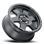 Aluminum Wheels 18x8 Boost 946B Satin Black 6 Spoke 35 Offset 5 on 110 Bolt Pattern 72.62 Bore Raceline