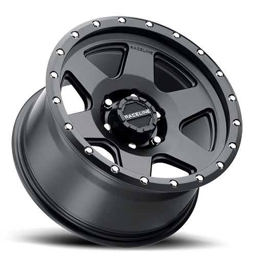 Aluminum Wheels 18x8 Boost 946B Satin Black 6 Spoke 35 Offset 6 on 120 Bolt Pattern 67.1 Bore Raceline