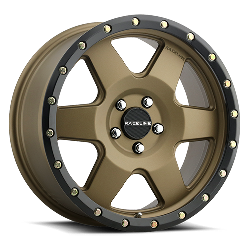 Aluminum Wheels 18x9 Boost 946BZ Satin Bronze 6 Spoke -12 Offset 5 on 127 Bolt Pattern 83.82 Bore Raceline