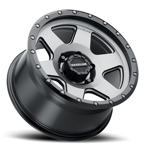 Aluminum Wheels 17x9 Boost 946G Satin Gunmetal Gray 6 Spoke 0 Offset 6 on 139.7 Bolt Pattern 107.95 Bore Raceline