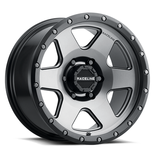 Aluminum Wheels 18x8 Boost 946G Satin Gunmetal Gray 6 Spoke 35 Offset 6 on 120 Bolt Pattern 67.1 Bore Raceline