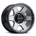 Aluminum Wheels 18x9 Boost 946G Satin Gunmetal Gray 6 Spoke 12 Offset 6 on 120 Bolt Pattern 83.82 Bore Raceline