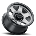 Aluminum Wheels 18x9 Boost 946G Satin Gunmetal Gray 6 Spoke 12 Offset 6 on 135 Bolt Pattern 93.98 Bore Raceline