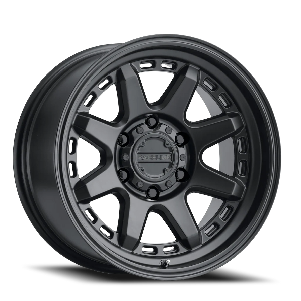 Aluminum Wheels 20x10 Scout 947B Satin Black -19 Offset 6 on 135 Bolt Pattern 87.1 Bore Raceline