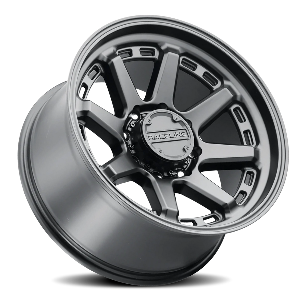Aluminum Wheels 20x10 Scout 947B Satin Black -19 Offset 8 on 165.1 Bolt Pattern 125.2 Bore Raceline