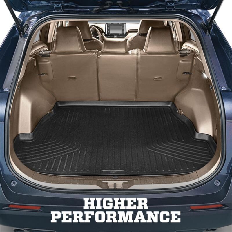 Husky Liners 10-12 Toyota 4Runner WeatherBeater Black Rear Cargo Liner (Folded 3rd Row)