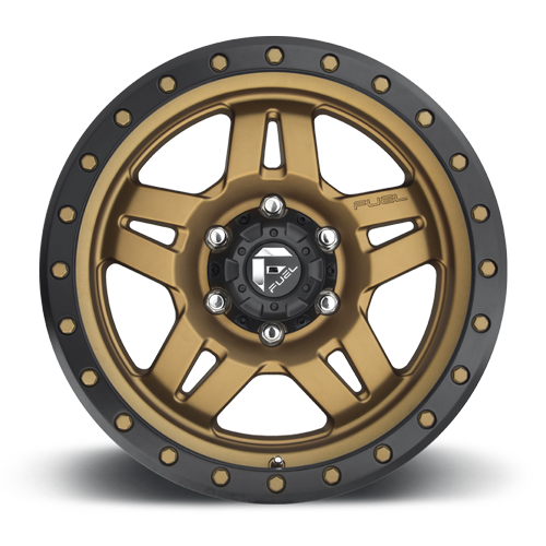 Aluminum Wheels 18X9 Anza D583 8 On 170 Bronze 125.1 Bore 1 Offset 5 Spoke Fuel Off Road Wheels