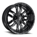 Aluminum Wheels 20X10 Sledge D595 6 On 135/6 On 139.7 Gloss Black Milled 106.1 Bore -19 Offset Fuel Off Road Wheels