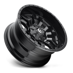 Aluminum Wheels 18X9 Sledge D596 5 On 139.7/5 On 150 Matte Black/Gloss Black Lip 110.1 Bore 1 Offset Fuel Off Road Wheels