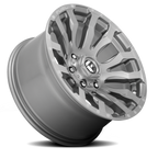 Aluminum Wheels 20X8.25 Blitz D693 8 On 170 Brushed Gunmetal Gray Tinted Clear 125.1 Bore -202 Offset Multi Spoke Fuel Off Road Wheels