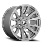 Aluminum Wheels 20X8.25 Blitz D693 8 On 165.1 Brushed Gunmetal Gray Tinted Clear 117 Bore -221 Offset Multi Spoke Fuel Off Road Wheels