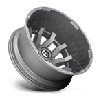 Dually Wheels 20X8.25 Blitz Dually D693 8 On 200 Brushed Gunmetal Gray Tinted Clear 142 Bore -227 Offset Multi Spoke Outer Dually Fuel Off Road Wheels