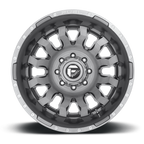 Dually Wheels 20X8.25 Blitz Dually D693 8 On 200 Brushed Gunmetal Gray Tinted Clear 142 Bore -227 Offset Multi Spoke Outer Dually Fuel Off Road Wheels