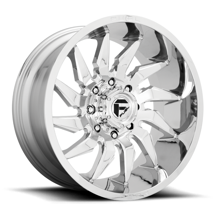 Aluminum Wheels 24X12 Saber D743 6 On 135 Chrome 87.1 Bore -44 Offset Fuel Off Road Wheels