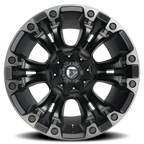 Aluminum Wheels 18X9 Vapor D851 8 On 170 Matte Black Gray Tint 125.1 Bore -12 Offset Fuel Off Road Wheels