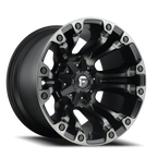 Aluminum Wheels 18X9 Vapor D851 8 On 180 Matte Black Gray Tint 124.2 Bore 20 Offset Fuel Off Road Wheels