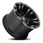Aluminum Wheels 18X9 Vapor D851 8 On 180 Matte Black Gray Tint 124.2 Bore 20 Offset Fuel Off Road Wheels
