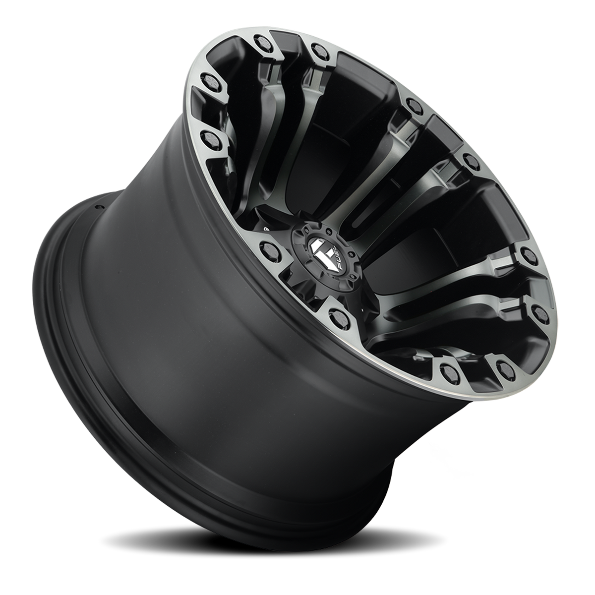 Aluminum Wheels 18X9 Vapor D851 5 On 114.3/5 On 127 Matte Black Gray Tint 78.1 Bore 1 Offset Fuel Off Road Wheels