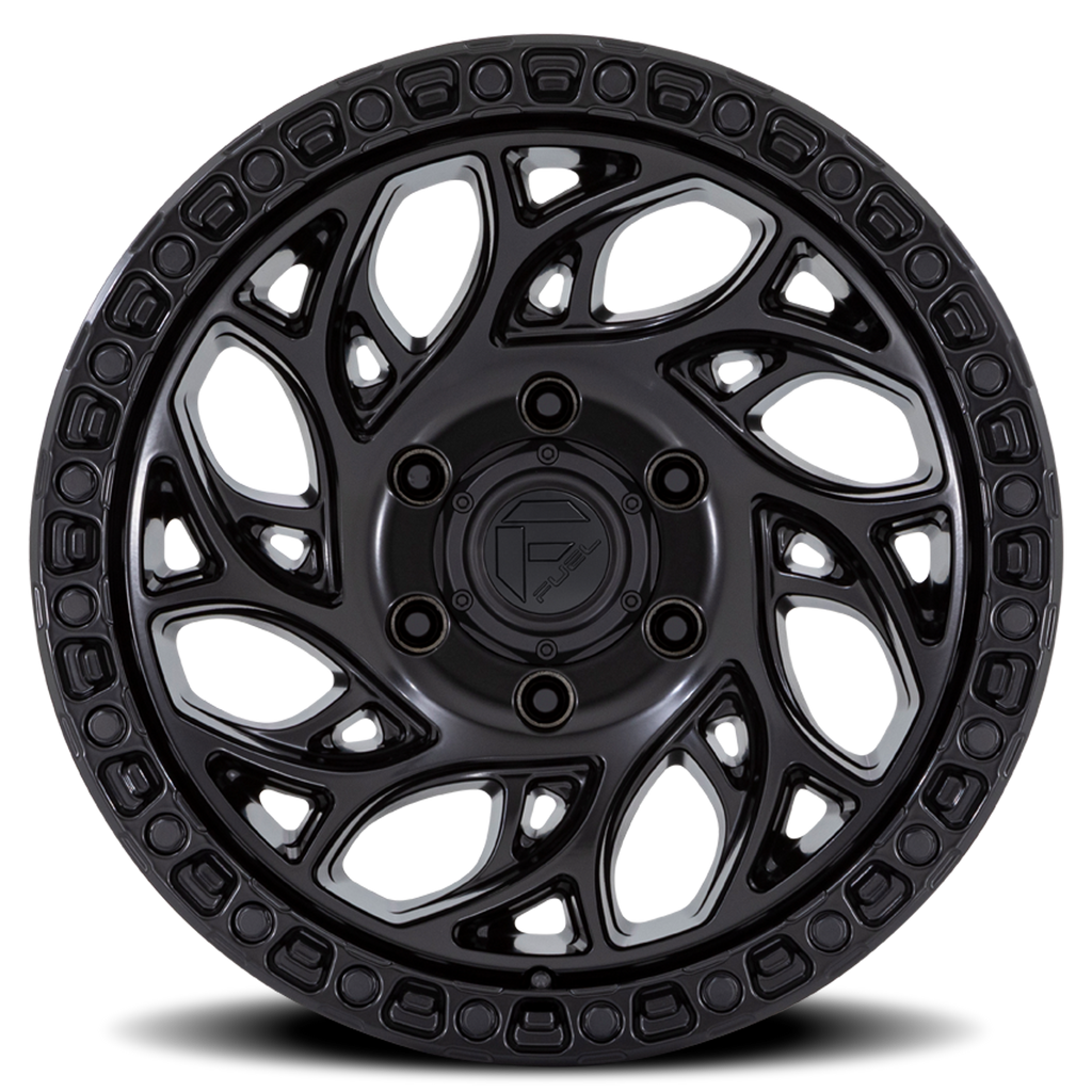 Aluminum Wheels 17X9 Runner OR D852 6 On 114.3 Blackout 66.06 Bore 1 Offset Fuel Off Road Wheels