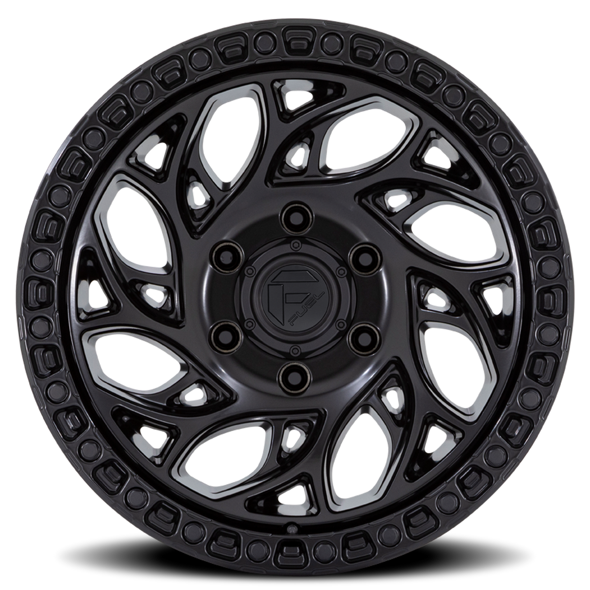 Aluminum Wheels 17X9 Runner OR D852 6 On 135 Blackout 87.1 Bore 1 Offset Fuel Off Road Wheels