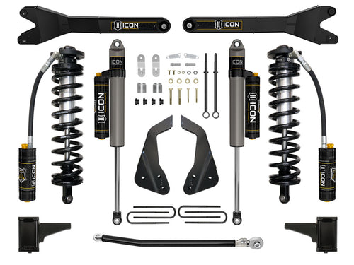 05-07 Ford F250/F350 4-5.5 Inch Stage 4 Coilover Conversion System W Radius Arm Icon Vehicle Dynamics