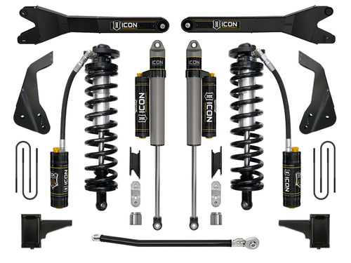 08-10 Ford F250/F350 4-5.5 Inch Stage 4 Coilover Conversion System W Radius Arm Icon Vehicle Dynamics