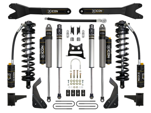 08-10 Ford F250/F350 4-5.5 Inch Stage 5 Coilover Conversion System W Radius Arm Icon Vehicle Dynamics