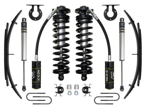 05-16 Ford F250/F350 2.5-3 Inch Lift Stage 1 Coilover System W/ Leaf Springs Icon Vehicle Dynamics