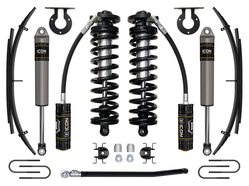 08-10 Ford F250/F350 2.5-3 Inch Lift Stage 2 Coilover System W/ Leaf Springs Icon Vehicle Dynamics