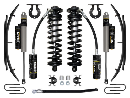 08-10 Ford F250/F350 2.5-3 Inch Lift Stage 3 Coilover System W/ Leaf Springs Icon Vehicle Dynamics