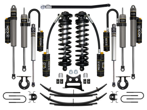 08-10 Ford F250/F350 2.5-3 Inch Lift Stage 5 Coilover System W/ Leaf Springs Icon Vehicle Dynamics