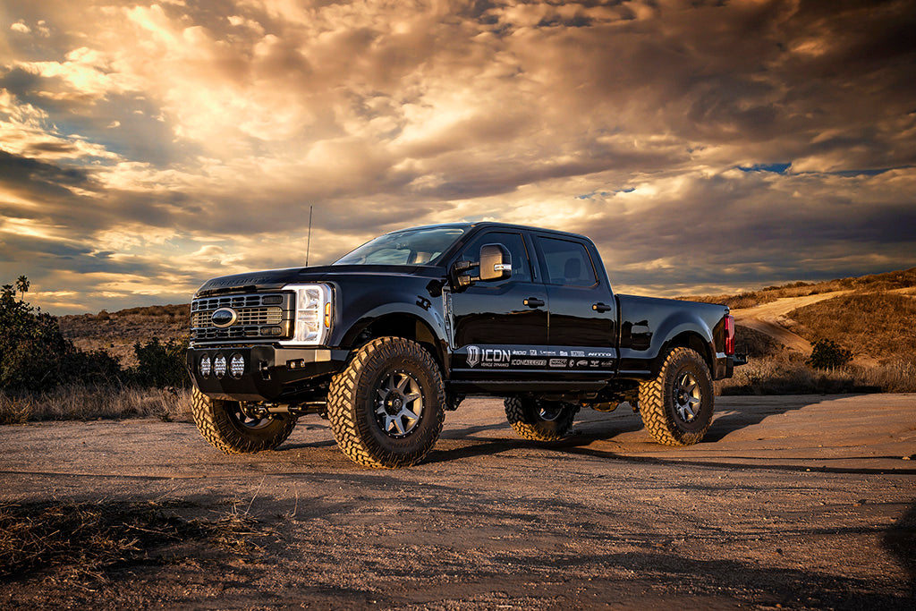 2023-2025 Ford F-250/F-350 Super Duty 4WD Gas 4.5 Inch Lift Stage 4 Suspension System W/ Radius Arms Icon Vehicle Dynamics