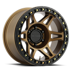 Aluminum Wheels 17x9 Beadlock MR106 Bolt Pattern 5 On 127 Offset -44 Lip Size 0 Method Bronze BRZ Method