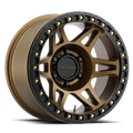 Aluminum Wheels 17x9 Beadlock MR106 Bolt Pattern 6 On 139.7 Offset -44 Lip Size 0 Method Bronze BRZ Method