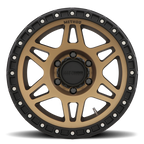 Aluminum Wheels 17x8.5 MR312 Bolt Pattern 6 On 135 Offset 0 Lip Size 0.98 Method Bronze BRZ Matte Black Lip Method
