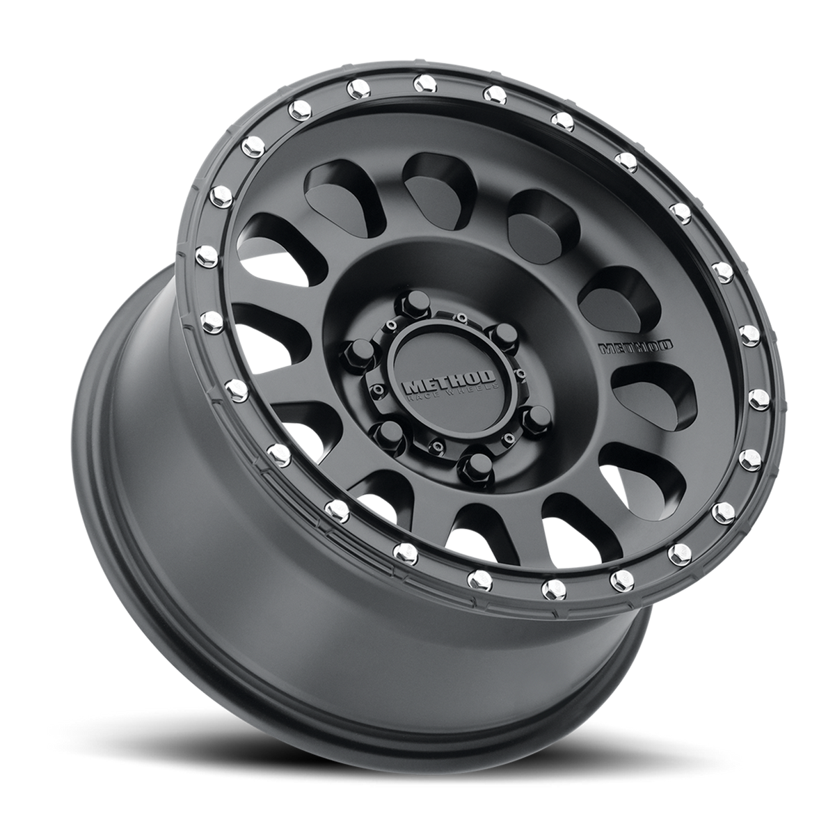 Aluminum Wheels 18x9 MR315 Bolt Pattern 6 On 139.7 Offset 18 Lip Size 1.65 Matte Black MB Method