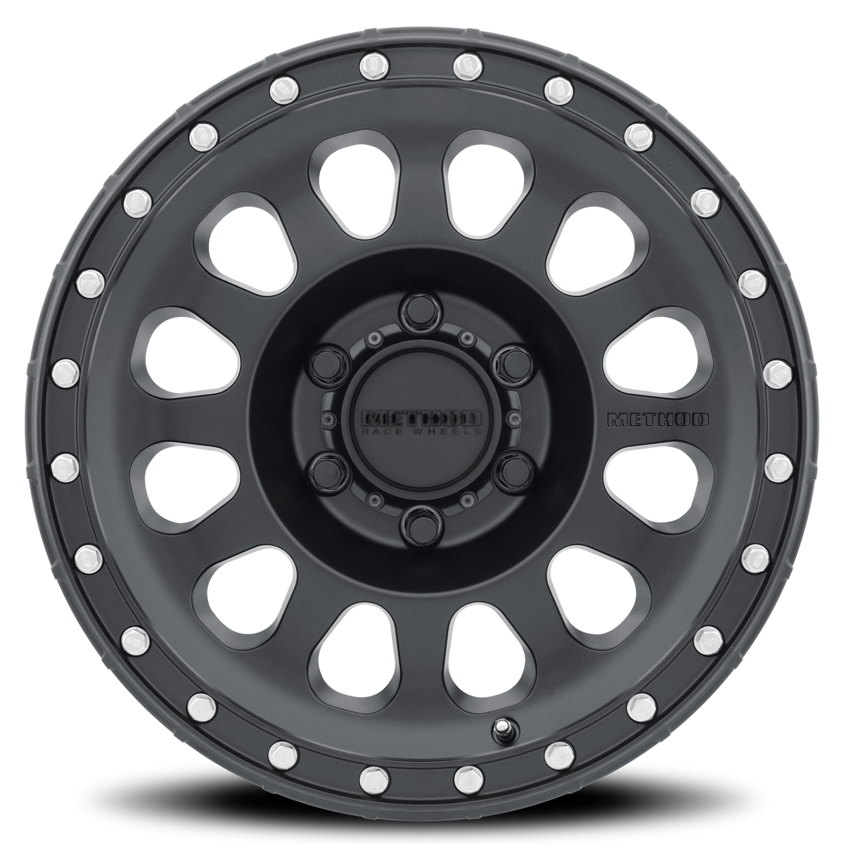Aluminum Wheels 18x9 MR315 Bolt Pattern 6 On 139.7 Offset 18 Lip Size 1.65 Matte Black MB Method