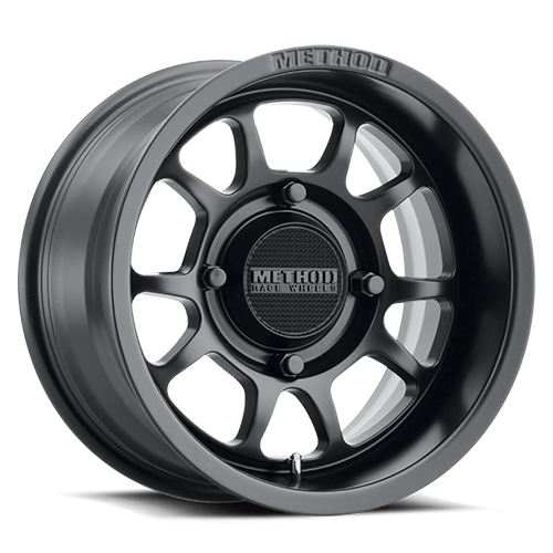 Aluminum Wheels 15x7 MR409 Bead Grip UTV Bolt Pattern 4 On 136 Offset 13 Lip Size 2.95 Matte Black MB Method