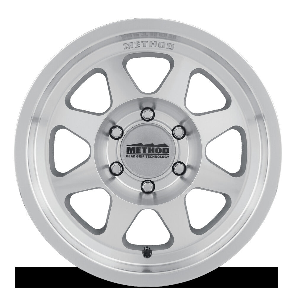 MR701 Bead Grip, 17x8.5, 0mm Offset, 6x5.5, 106.25mm Centerbore, Machined Clear Coat, Method Race Wheels