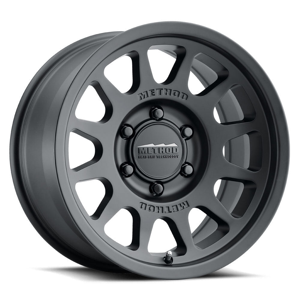 MR703 Bead Grip, 20x9, +12mm Offset, 8x6.5, 130.81mm Centerbore, Matte Black, Method Race Wheels