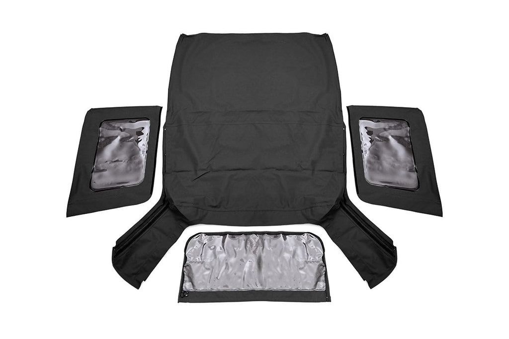 Soft Top Replacement Black 2 Door Jeep Wrangler JK 4WD (2007-2009) Rough Country