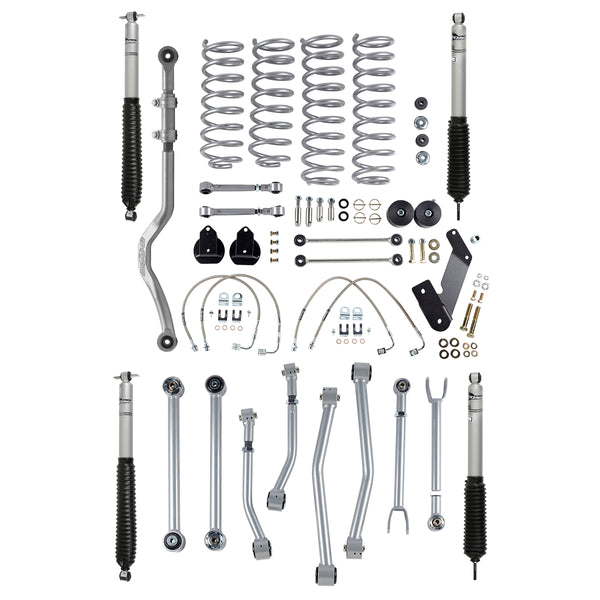 ProComp/ Rubicon Express 3.5″ Super-Flex Short Arm Lift Kit With Mono Tube Shocks 04-18 Jeep JK