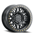 Aluminum Wheels 17x9 Ryno Cast Beadlock RT951B Satin Black Black Beadlock Ring -12 Offset 6 on 135 Bolt Pattern 87.1 Bore Raceline