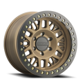 Aluminum Wheels 17x9 Ryno Cast Beadlock RT951BZ Textured Matte Bronze Black Beadlock Ring -12 Offset 6 on 135 Bolt Pattern 87.1 Bore Raceline