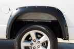 Rivet Style Fender Flare Set Rear, Smooth, 2-Piece Set 2016-2022 Toyota Tacoma Fleetside Lund