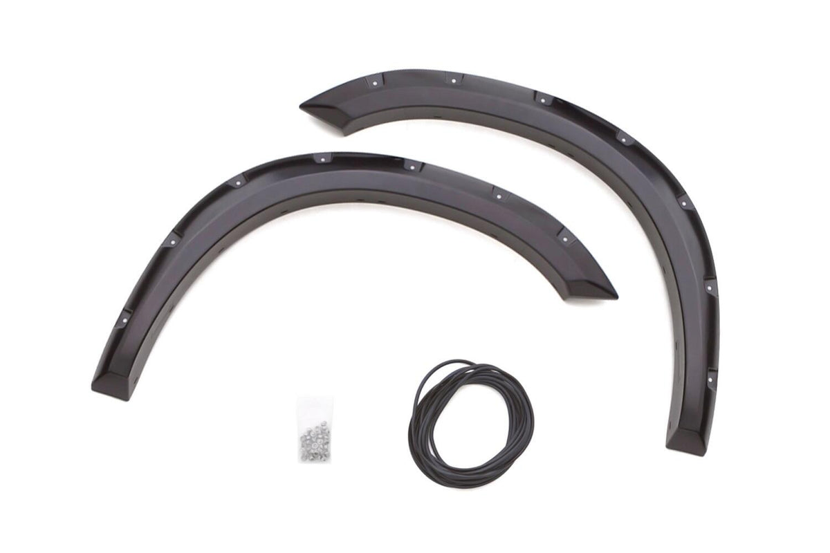 Rivet Style Fender Flare Set Front, Smooth, 2-Piece Set 2019-2022 Ram 2500/3500 Lund