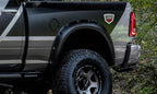 Rivet Style Fender Flare Set Front and Rear, Textured, 4-Piece Set 2019-2024 Ram 2500/3500 Lund