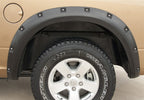 Rivet Style Fender Flare Set Rear, Textured, 2-Piece Set 2009-2018 Dodge Ram 1500 Lund