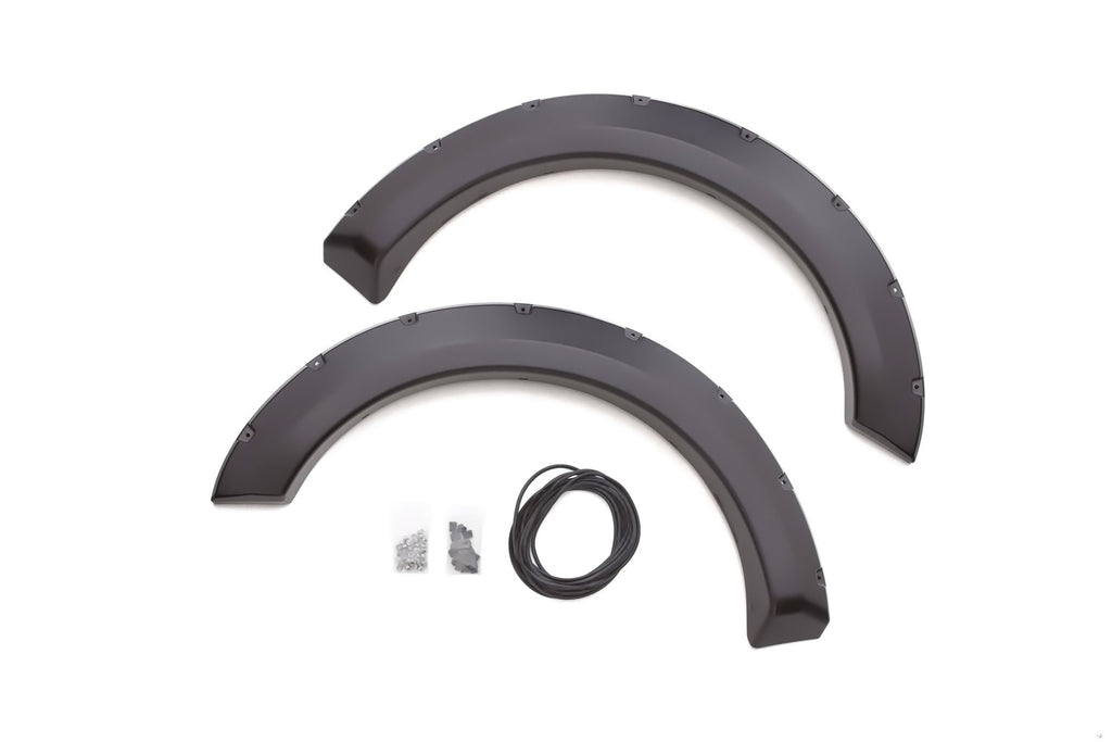 Rivet Style Fender Flare Set Front, Smooth, 2-Piece Set 2004-2008 Ford F-150 Fleetside Lund