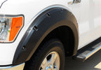 Rivet Style Fender Flare Set Front, Smooth, 2-Piece Set 2009-2014 Ford F-150 Fleetside Lund